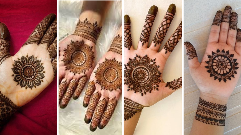 Close Up Of The Palm Of A Girl With Mehandi Designs In Fingers And Middle  Of Hand, Selective Focusing Stock Photo, Picture and Royalty Free Image.  Image 139546425.